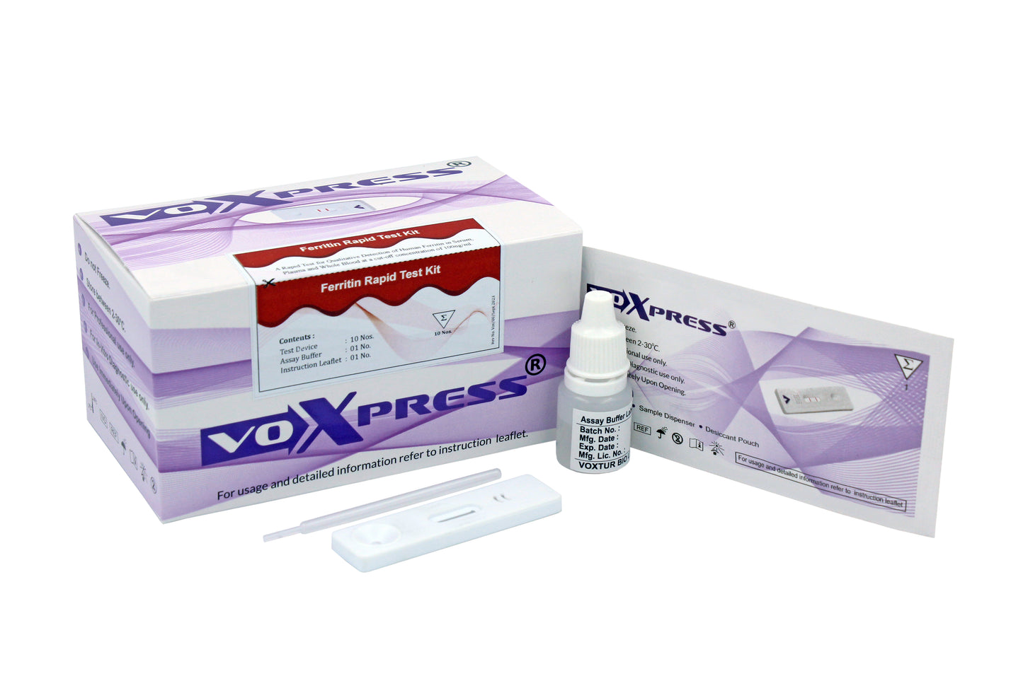 Voxpress Ferritin Semi-Quantitative Rapid Test