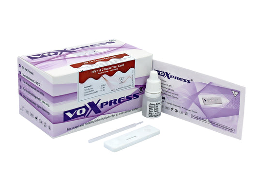 VoxPress HIV 1 & 2 Rapid Card Test